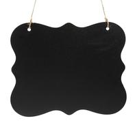 VILLCASE Tableau Mémo Double Face Effaçable Suspendu Panneau Ardoise Décoratif à Craie pour Maison Bureau DIY Panneau Mémo Murale Pratique et Élégant