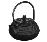 VILLCASE Théière Japonaise en Fonte Noire Miniature, Design Vintage Chic, Matériau en Fonte Solide, pour Décorer Votre Maison ou Bureau