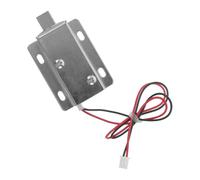 VILLCASE Verrou Électrique à Solénoïde 12v pour Armoire Industrielle et Casier, Métal Argenté, Loquet Incliné Languette Bas, Intégration Facile et Déverrouillage sans Contact