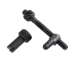 VILLCASE Vis de Réglage Noir Surface Lisse en Métal et Tendeur de Chaîne pour Protection Anti-Rouille pour Entretien Précis Tronçonneuse 4500 5200 5800