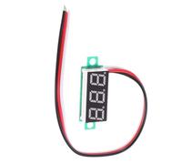 VILLCASE Voltmètre Numérique Carte sans Boîtier en Plastique et Métal Dc 4-30 V 0-10 A Affichage LED Précis Câble Inclus pour Mesure et Surveillance de Tension Continue