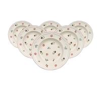 Villeroy & Boch 1023952700 Lot de 6 Assiettes Creuses Petite Fleur en Acier Inoxydable