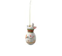 Villeroy & Boch - Annual Easter Edition œuf de Pâques 2026 avec Notes dorées, Ornement de Pâques à Suspendre, œuf de Pâques en Porcelaine, décoration de Pâques, Collection limitée, Porcelaine Premium
