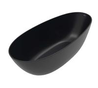 Villeroy & Boch Antao - Baignoire en îlot 170x75 cm, Quaryl, Pure Black UBQ170TAO7V-R7