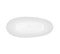 Villeroy & Boch Antao - Baignoire en îlot, 170x75 cm, SilentFlow, blanc alpin UBQ170TAO7TV-01