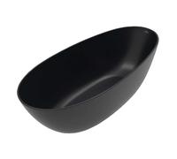 Villeroy & Boch Antao - Baignoire en îlot 170x75 cm, SilentFlow, Quaryl, Pure Black UBQ170TAO7TV-R7