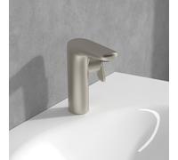 Villeroy & Boch V&B Robinet monocommande pour lavabo ANTAO avec vidage à pression, noir brossé Quantité:1