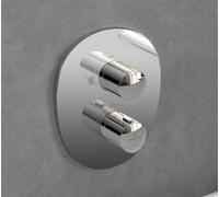 Kit de montage prêt à l'emploi V&B pour thermostat encastré ANTAO avec régulateur de débit à 1 voie, chromé