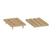Villeroy & Boch Antao Paquet d'accessoires 3 180x125x60mm K4920000 Paquet 3, 18x12,5x6cm, bois