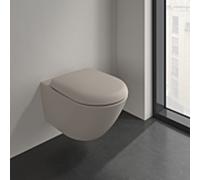 Villeroy & Boch Antao WC suspendu à fond creux 4674T0AM sortie horizontale, avec TwistFlush, Almond c-plus