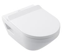 Villeroy & Boch Architectura, Cuvette suspendue sans bride TwistFlush, abattant amovible frein de chute