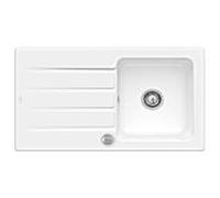 Villeroy & Boch Architectura évier encastrable 335002R1 avec garniture de vidage et actionnement excentrique, blanc