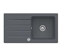 Villeroy & Boch V&B Évier Architectura 60 m Garniture vidage, excentrique, gris CeramicPlus Quantité:1