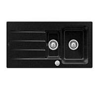 Villeroy & Boch Architectura évier encastrable 336502J0 avec garniture de vidage et actionnement excentrique, chromite