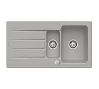 Villeroy & Boch Architectura évier encastrable 336502KD avec garniture de vidage et actionnement excentrique, Fossil