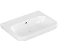 Villeroy & Boch Architectura lavabo, rectangulaire, 1 trou pour robinet, avec trop-plein, dessous poncé, 650x470mm, 4188KG01, Couleur: Blanc