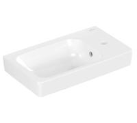 Villeroy & Boch Architectura - Lave-mains 48x28 mm, avec trop-plein, trou pour robinetterie à droite, blanc alpin 43864801