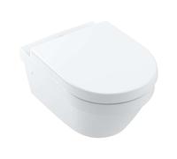 Villeroy & Boch Architectura - WC suspendu avec abattant SoftClosing, DirectFlush, CeramicPlus, blanc alpin 4694HRR1