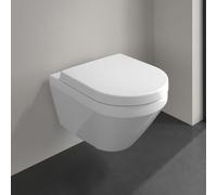 Villeroy und Boch Architectura mural lavable WC 4694C0T2 37x53cm, rond, TwistFlush, sans rebord, blanc AntiBac C-plus