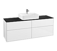 Villeroy & Boch armoire de base Finion F19200GF 160x60.3cm, Glossy White Lacquer