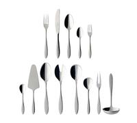 Villeroy & Boch - Arthur Ménagère Couverts 68 Pièces pour 12 Personnes Argent/Platine, Garanti Lave-Vaisselle, Couvert en Argent, Ensemble Couvert, Set De Couverts De Table, Acier Inoxydable