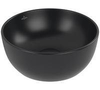 Villeroy & Boch Artis lavabo 32.5x32.5 cm ronde à poser noir mat 438932R7