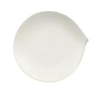 Villeroy & Boch Flow Assiette Plate, 28 x 27 cm, Porcelaine Premium, Blanc