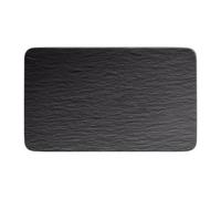 Villeroy & Boch Assiette Manufacture Rock 17x28 cm Noir