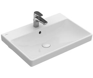 Villeroy & Boch Avento lavabo 65x47 cm rectangulaire classique-de meuble blanc brillant 41586501