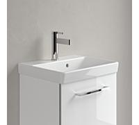 Villeroy & Boch Avento Lave-mains 73584501 Blanc, 45 x 37 cm, avec trop-plein, 1 trou de robinetterie