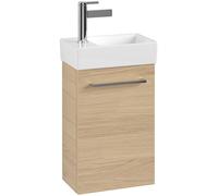Villeroy & Boch Avento meuble sous-lavabo mural - 1 porte 34x51,4x20,2cm - droite chêne nordique a87601vj