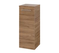 Villeroy & Boch Avento Armoires latérales, 1 porte, charnières à droite, 350x890x405mm, poignée chrome brillant, A89501RH, Couleur: Chêne du Kansas