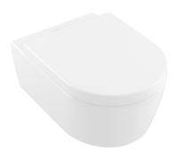 Villeroy & Boch Avento pack cuvette suspendue - DirectFlush avec abattant - softclose et quickrelease CeramicPlus blanc 5656hrr1