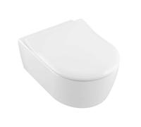 Villeroy & Boch Avento - WC suspendu avec abattant SoftClosing, DirectFlush, CeramicPlus, blanc alpin 5656RSR1