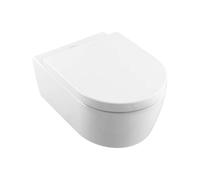Villeroy und Boch Avento Combi-Pack mur 5656HRRW pierre blanche lavage à grande eau C-plus, chasse directe avec WC siège de spécification normale