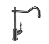 Villeroy & Boch Avia 2.0, mitigeur de cuisine, bec de 235 mm - Anthracite | Mitigeur de cuisine haute pression, cartouche en céramique, bec 360°, démarrage à froid, 92400005