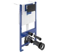 Villeroy & Boch Bâti-support sol-mur avec plaque de déclenchement 3/6 L - Noir mat