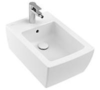 Villeroy & Boch bidet Memento 2.0 443300RW 37,5 x 56 cm, Stone White C-plus, avec trou pour robinetterie, avec trop-plein