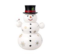 Villeroy & Boch Bocal bonhomme de neige Christmas Toy's Memory 4 pièces Blanc