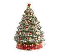 Villeroy & Boch Sapin de Noël Toy's Delight boîte à musique Blanc-rouge