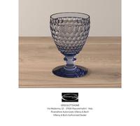 Villeroy & Boch - Boston Coloured - Verre Vin Blanc - Couleur Bleu