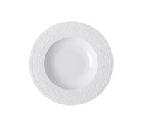 Villeroy & Boch Cellini Assiette creuse, 24 cm, Porcelaine Premium, Blanc