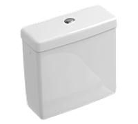 réservoir Villeroy & Boch blanc Ceramicplus, garniture avec bouton de sauvegarde duo