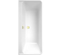 Villeroy & Boch Collaro baignoire murale 179.5x79 cm rectangulaire blanc UBA180COR9CS00VJ01