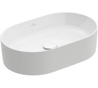Villeroy & Boch Collaro lavabo 56x36 cm ovale à poser blanc brillant 4A195601