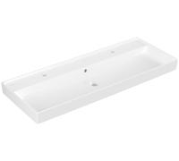 Lavabo Villeroy & Boch Collaro 4A33C401 blanc, avec robinet et trop-plein, 120x47cm