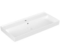 Villeroy & Boch Lavabo Collaro 4A331G01 100x47 cm rectangulaire 1 trou trop-plein blanc brillant