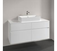 Villeroy & Boch Collaro Meuble avec plan de toilette, C12800DH,