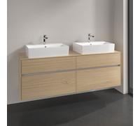 Villeroy & Boch Collaro Meuble avec plan de toilette, C13700VJ,