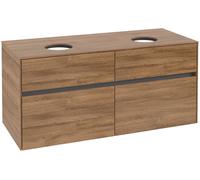 Villeroy und Boch Collaro C04400RH 120x54.8x50cm, pour 2 Waschtische , chêne Kansas